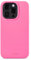 holdit Silikonhülle iPhone 14 Pro - 0,8mm Ultra dünn Handyhülle Silikon - Trendy Slim Silicone case mit Voller Schutz (erhöhte Kante für Kameraschutz) - Bright Pink