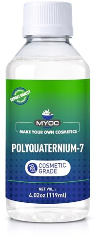 MYOC Polyquaternium-7 Cosmetic Grade 4.02oz (119ml) | Hair Conditioner & Skin Care Ingredient for DIY Lotions, Shampoos & Gels | Make Your Own Cosmetics | Non-Edible