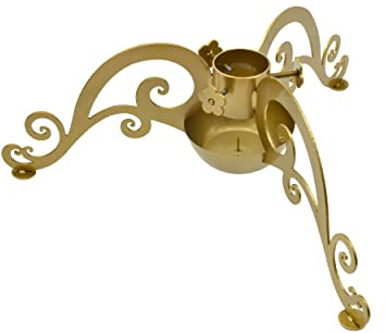 MORIA DESIGN Weihnachtsbaumständer S-04 Gold mit Behälter 590 x 690 x 260 mm