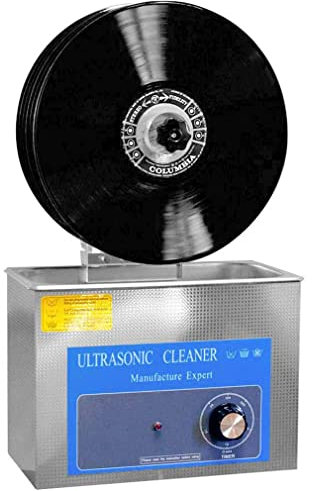 Ultraschall-Schallplattenreiniger 4L, Scheibenreiniger mit elektrischer Halterung, reinigt 1–6 Schallplatten einmal, 0–20 Minuten Zeit, bietet eine hervorragende Reinigungsmöglichkeit für den Heimla