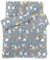 FEBE Bettwäsche Stofftiere Bettbezug-Set 135x200 + Kissenbezug 2 Teilig mit Reißveschluss