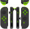 eXtremeRate Ersatz Tasten für Nintendo Switch Joycon, DIY-Full Knöpfe D-Pad/ABXY/+-/SL SR Trigger Bumper Buttons Kit für Switch OLED Joycon(Transparent Lindgrün)-KEIN Joy Con