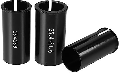 X AUTOHAUX 3 Pcs 25.4mm to 27.2mm 28.6mm 31.6mm Bicycle Seat Post Tube Adapter