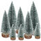 SLFYEE 8 Piezas Árbol De Navidad Artificial Mini Abeto Decoración De Mesa De Navidad Pequeño Árbol De Navidad Árbol De Navidad Falso 10/15/20 Cm