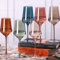 comfit Colored Wine Glasses Set of 6-15 oz Hand-blown Glasses, Lead-free Crystal - Birthday Wedding Housewarming Gifts for Wine Lovers Women Her Mom, Wife, Friend, Sister, Daughter
