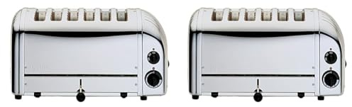 Dualit 6 Slice Toaster 60144 - Polished (Pack of 2)
