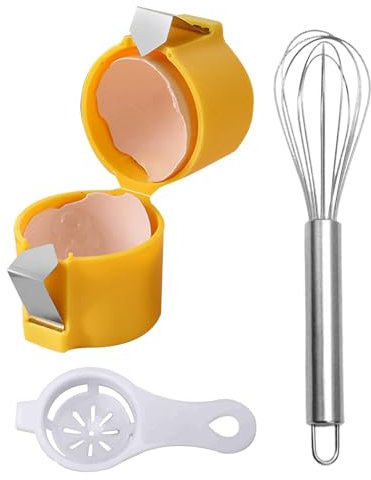 Handheld Egg Shell Opener, Stainless Steel Egg Breaker And Topper Cutter, Portable Egg Cracker Tool Raw Eggs, Multi-Functional Tool Kitchen Gadget Ideal For Cooking And Camping Needs