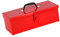 ＡＷＨＡＯ Boîte à Outil Vide en Fer Peut Être Verrouillé, Mallette Outil Portable, Mallette de Rangement Épaissi, Étui de Rangement pour Garages, Ateliers Électricien, Rouge