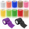 Lixiluxia 12 Rouleaux Bandage Autoadhésif, Bande Strapping Adhésif, 5 cm x 4,5 m Bande Cohesive, Bandage Cohésif Élastique, Pansements Auto-Adhésif non Tissé, pour Doigt, Poignet, Cheville, Animaux