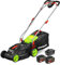 Tondeuse rechargeable 40V (2x20V) 34 cm avec 2 batteries 4Ah et chargeur - Constructor