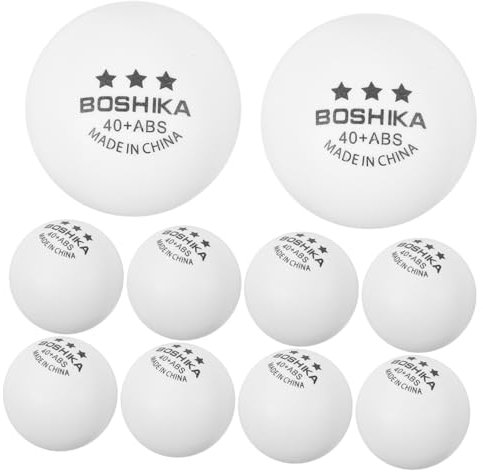 VANZACK 10stücke Weiße Tischtennisbälle Premium Trainingsbälle Mit Gleichmäßigem Sprung Für Anfänger Und Wettkampf Geeignet Für Schule Fitnessstudio Und Partyspiele Wie Beer Pong