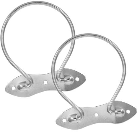 HOLIDYOYO Stylish Industrial Box Ring Handle Metal Handles for Toolbox Drawer Pull Ring