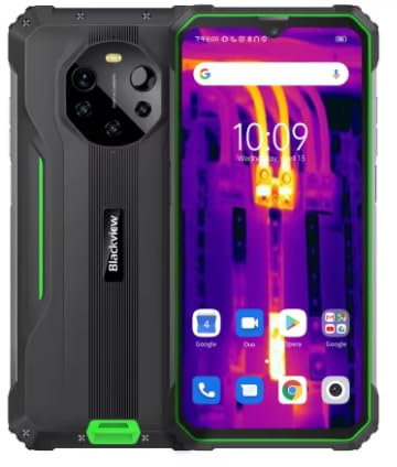 BL8800 Pro Thermal Imaging Camera Phone, 5G Rugged Smartphone Waterproof, 8GB+128GB 8380mAh With 33W Charge