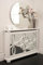 MY Furniture Etienne Standard Mirrored Radiator Cover – Luxury Bevelled Glass Heating Cabinet for Living Rooms, Bedrooms, Hallways or Entryways – Fully Assembled Design