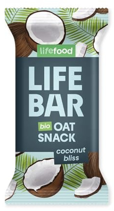 Lifefood Lifebar Oat Snack, coconut bliss, 40g