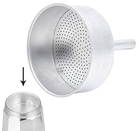 Embudo Cafetera Aluminio Classic/Inducción 12 Tazas