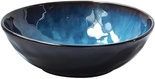 HYLR Style Japonais Belle créative Bol en céramique rétro Soupe Bol Fruits Salade Plaque Plat Ramen Bol récipient Maison ustensiles Bol à Céréales, Bol À Céréales, Bol À Dessert, Snack Bol