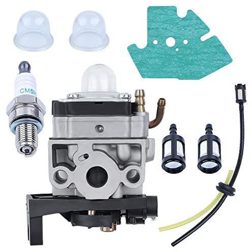 Haishine Carburador Kit para Motor Desbrozadora para Honda GX25 GX35 GX 25 35 HHT35 HHT35S FG110 con Junta de Manguera Kit de Bujías para Accesorios de Repuesto de Filtro de Combustible