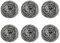 Edelstahl Topfreiniger Metall Scheuerpads Topfkratzer Grillreiniger Topfreiniger Metall Topfschwamm Kratzschwamm, 6 Stück