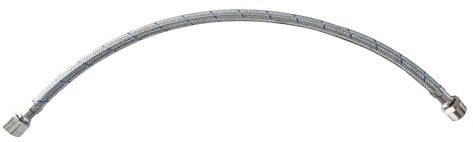 SOMATHERM FOR YOU, Flexible Fuel Galva DN10 750 mm - Tuyau élastomère hydrocarbures, tresse acier galvanisé, raccord DN10 M3/8 F3/8, max 80°C, pression 110 bars, idéal brûleurs