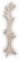 Lupia - Appendiabiti da Terra Albero Corda in Legno 40x170 cm, Beige, 20 Ganci Arrotondati, Montaggio Facile, Design Shabby per Camera e Ingresso, Soggiorno, Ufficio