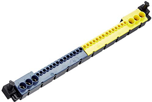 N-PE-Steckklemme 3x25mm² u. 14x4mm², Blau