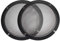 sourcing map Altavoz Rejilla Cubierta 8 Pulgadas 225mm Malla Decorativa Círculo Subwoofer Guardia Protector Negro 2 Piezas