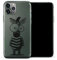 Conie® Handyhülle Rück Schale für iPhone 11 Pro, Ultra Slim TPU Hülle aus Silikon mit Bilder Motiv, Kanten Display Kamera Schutz, Motiv Zebra Design