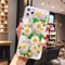 Tybiky iPhone SE 2020 Case iPhone 7/8 Mobile Phone Case Real Flower Clear TPU Soft Protective Case Shock Absorbent Real Compressed Dried Flowers Mobile Phone Case Cover for iPhone SE 2020/7/8