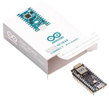 Arduino Nano RP2040 Connect with Headers [ABX00053] - Dual-Core-Mikrocontroller mit WLAN, Bluetooth 5.0, 3D-Sensoren und vollst�ndigen Header-Pins f�r IoT- und Edge-Computing-Projekte