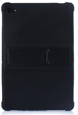 SsHhUu Funda para Huawei MediaPad M5 Lite 10, Funda de Silicona Protectora a Prueba de Golpes para niños para Huawei M5 Lite 10 10.1 Pulgadas 2018, Negro