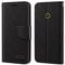 Oxford Fabric PU Leather Flip Wallet Case Compatible with Nokia 110 4G 2021, Durable Protective Cover with Card Slots and Magnetic Closure (Black)