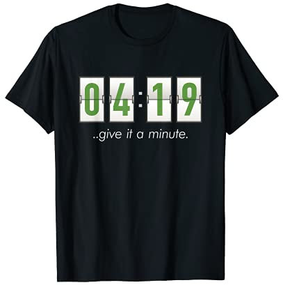 420 Uhr 4:19 Dezenter Stoner Marihuana Weed Humor T-Shirt