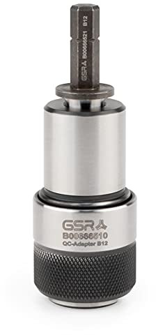 GSR Gewindeschneid-QC-Adapter e-Tapping mit B12-Aufnahme und Sechskantschaft