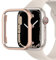 Miimall Custodia per Apple Watch Serie 9/8/7 45mm, Case in Lega di Alluminio, Custodia Sottile Antiurto Senza Protettore dello Schermo, Cover Cornice Solido per Apple Watch 45mm Serie 9/8/7, Oro Rosa