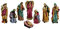 Davartis Deko Weihnachtskrippe Krippefiguren Set 5-16cm (1x 8tlg.)