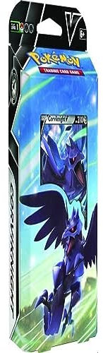 Das Pokémon Company Int. Inc. Pokémon-Sammelkartenspiel: V-Kampfdeck Krarmor, Kartenspiel, ab 6 Jahren, für 2 Spieler, 10 Minuten Spielzeit