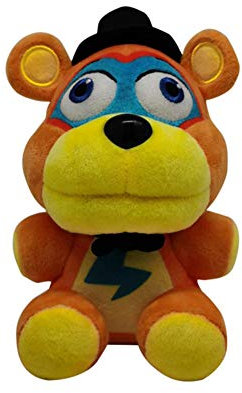 Xinchangda FNAF Plüschtier, niedliches Fünf-Nächte-Spiel, Plüsch, Sicherheitsverletzung, Plüschpuppe, Kinder, Urlaub, Geburtstagsgeschenk, 18 cm
