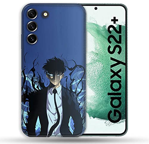 Schutzhülle für Samsung Galaxy S22 Plus, Manga Solo Leveling Sung, Blau
