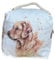 Assorted Doorstop Door Stop Stopper Filled Heavy Doorstop Faux Leather Novelty Wedge (Golden Retriever Cube Doorstop)