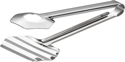 APS Pince à asperges -Tidlos - Longueur totale : 24,5 cm - Acier inoxydable poli - Dimensions de la pelle : 7 x 11 cm