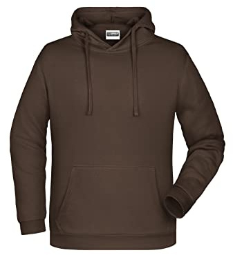 James & Nicholson Herren Basic Kapuzensweat - Klassischer Hoody mit Kängurutasche