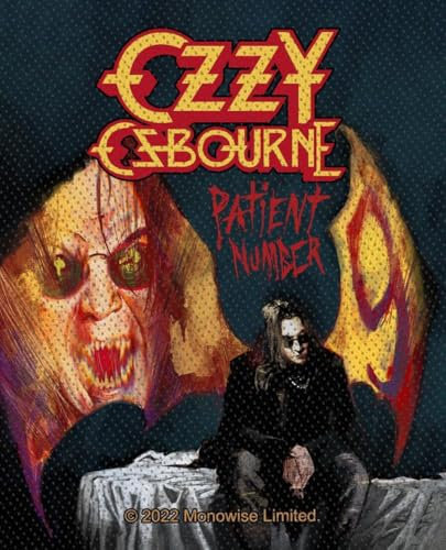Ozzy Osbourne Patient number 9 Unisex Patch multicolor 100% Polyester Band-Merch, Bands