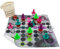 drunkLY Mensch betrink Dich Nicht - Trinkspiel und Partyspiel mit 12 Gläsern und Spielfiguren, Wasserdicht, Rollbar - Made in Germany - Paket S