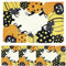 Spldsun 4 Pezzi Tovagliette Halloween, Lino, Tovagliette Americane Lavabili, Tovaglietta Rettangolare, Decorazione Tavola per Halloween (30 x 45 cm)
