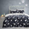 Fusion Christmas – Sternennacht – Fleece-Bettbezug-Set – Doppelbett-Größe in Blau