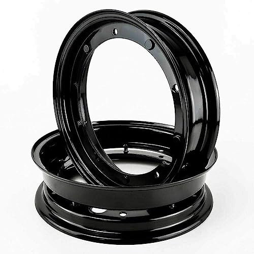 1 Paar schwarze Felgen 3.00.10 3.50.10 Piaggio Vespa 50 Special PX 125 150 200 K 2.10