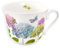 Grätz Kaffeetasse 450ml Teetasse Kaffee-Tasse Tee-Tasse Henkeltasse Henkel-Tasse Blumen Früchte Landhaus Porzellantasse Porzellan-Tasse Geschenkbox (Hortensien)