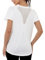Gyabnw Sport Shirts für Damen Sportshirt Kurzarm Fitness Shirt Sport Oberteile Gym Laufshirt