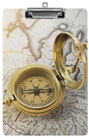 Goldene Uhr Klemmbrett A4 Schreibbrett Pad Halter Für Büro Klassenzimmer Restaurants